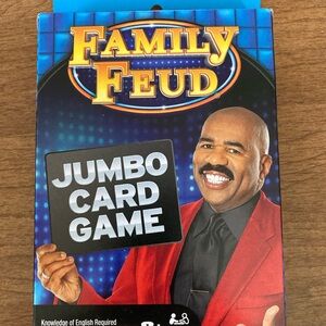 Family Feud NWT Jumbo Card Game